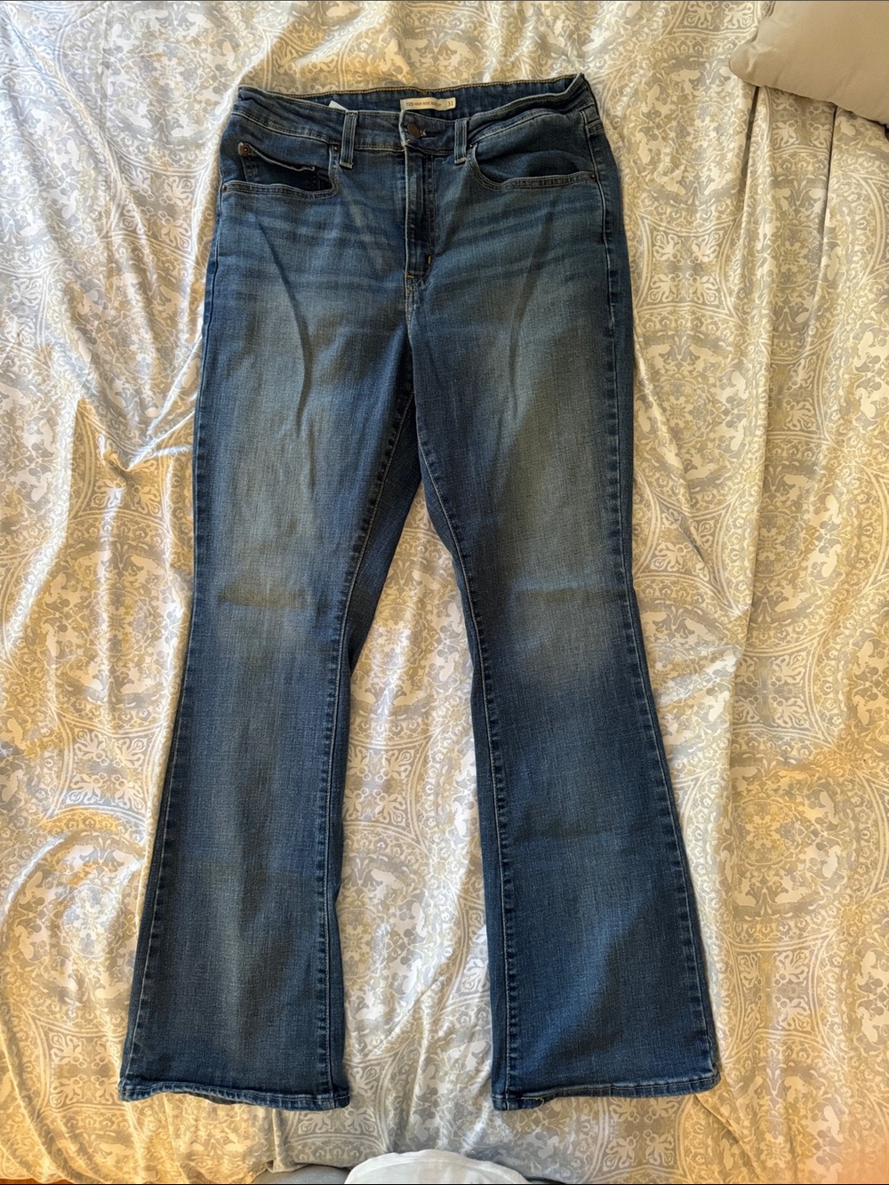 Levi's Dark Blue Flare Jeans